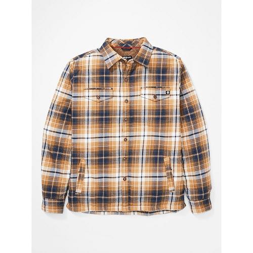 Marmot Ridgefield Clothes - Mens Shirts Yellow CA5837120 Canada